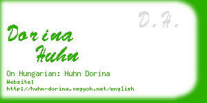 dorina huhn business card